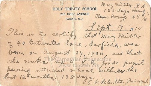 Holy Trinity School Report