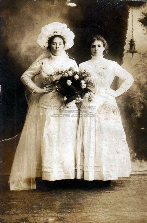 Unknown Bride and perhaps her Maid of Honor