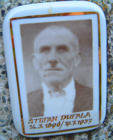 Gravestone of Anna & Stefan Dufala