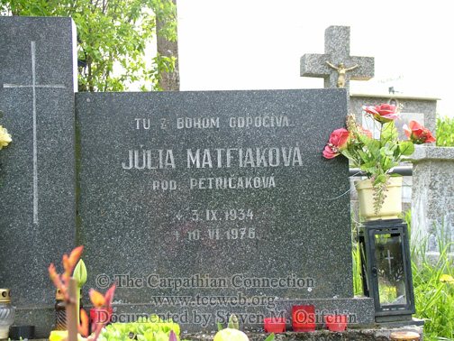 Julia Matfiak nee Petrilak 1934-1976