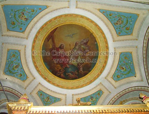 Ceiling Mural Above Alter