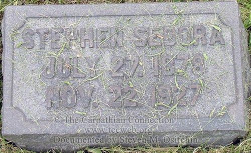 Stephen Sedora 1878 - 1927
