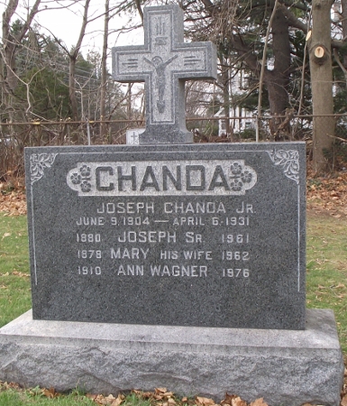 Mary Chanda nee Varhol 1878-1952