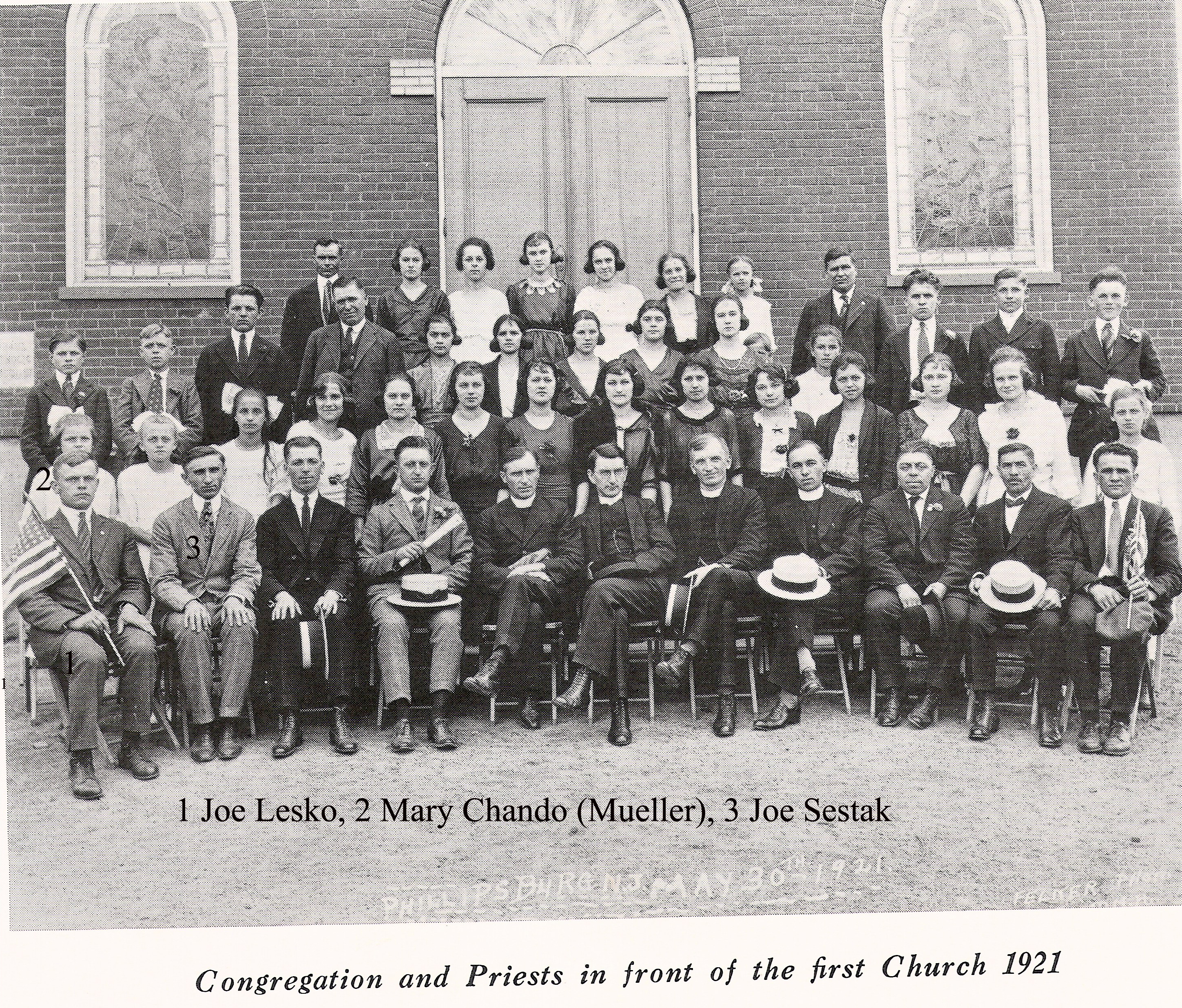 Congregation and Priests First Church 1921