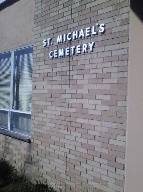 Saint Michael’s Cemetery Office, built in 1969