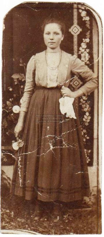 Unknown Girl in Native Dress