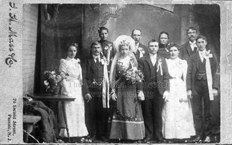 Molnar Krivda Wedding Party 1903