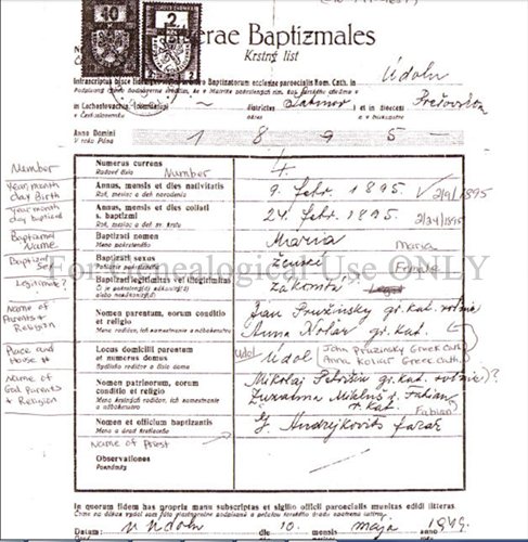 Mary Stefancik nee Dvoroznak 1884-1966