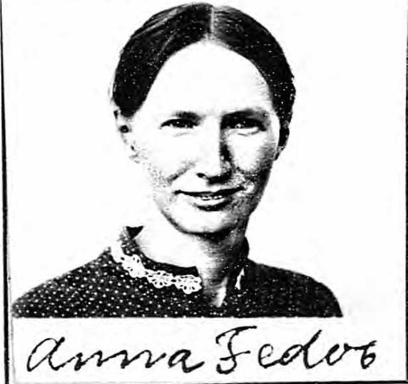 Anna Fedor nee Kundrat 1904 - 1977