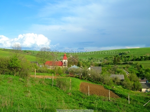 View of Church from Hillside